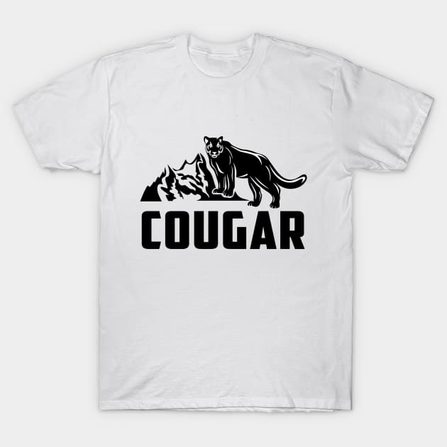 Cougar T-Shirt by sketchfiles